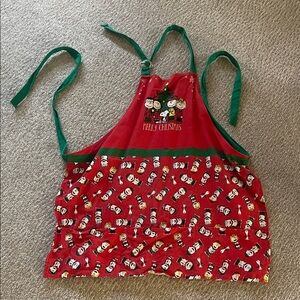 Christmas Apron with Peanut Gang